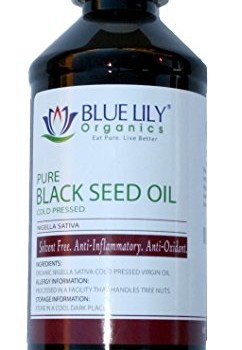 Blue Lily Organics Cold Pressed Black Seed Oil - Certified Organic (8 Oz)