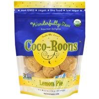 Wonderfully Raw Gourmet Delights, Organic Coco-Roons, Lemon Pie, 8 Count, 6.2 oz, Pack of 3